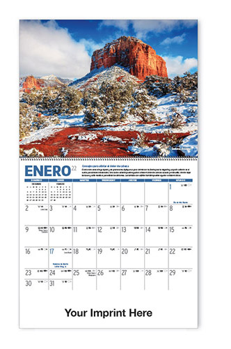 Spanish Scenic Calendar